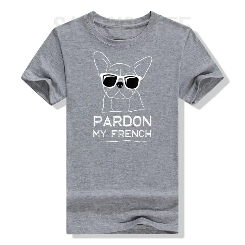 

Pardon My French T-shirt Cute Frenchie Bulldog Graphic Tee Tops Funny Dog Lover Outfits Novelty Gifts Cool Short Sleeve Blouses