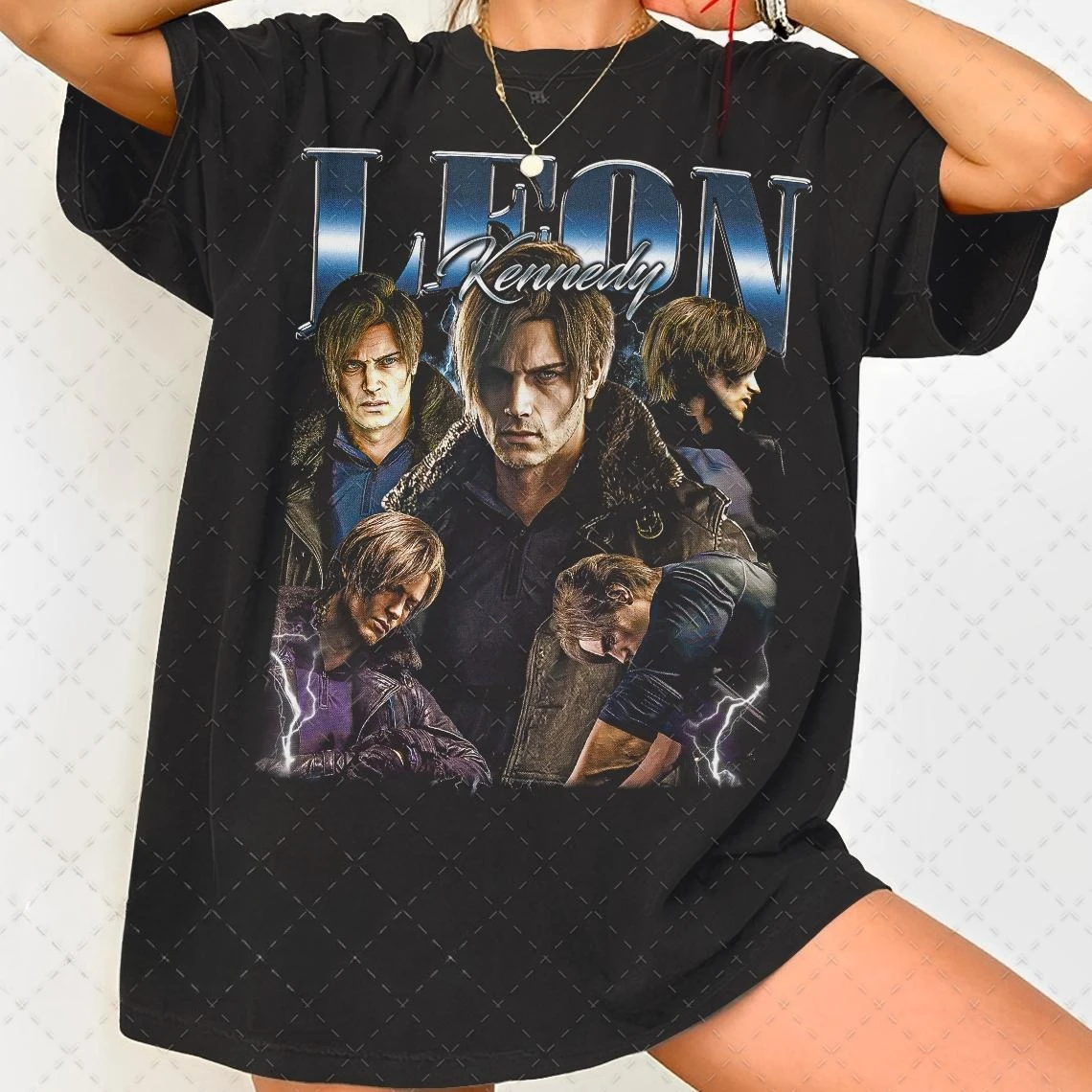 Resident Evil 9 Requiem Leon S. Kennedy graphics 100%Cotton unisex shirt 2026 Summer New Men's fashion Y2k Short sleeve Tshirt