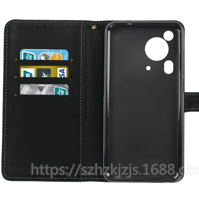 ل Fossibot F112 برو حافظة فليب نمط التمساح حافظة جلدية فتحات بطاقة غطاء ل Fossibot F112 برو ملحقات الهاتف