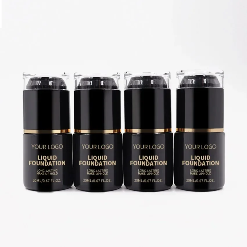 Fondotinta liquido Etichetta privata Vegan Controllo olio a lunga durata Correttore umidità impermeabile Opaco Logo personalizzato Trucco all'ingrosso