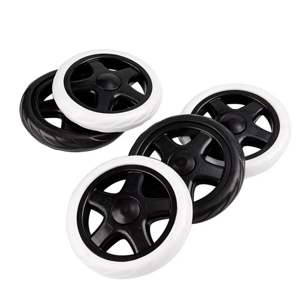 Portable Flexible Shopping Cart Wheels Replacement Anti Slip Tire Wheel Wear-resistant Wheelchair Caster Portable