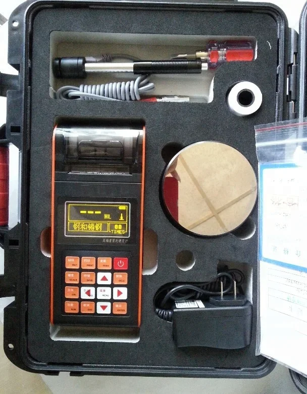 KS520 Stalen draagbare Leeb-hardheidsmeter met printer