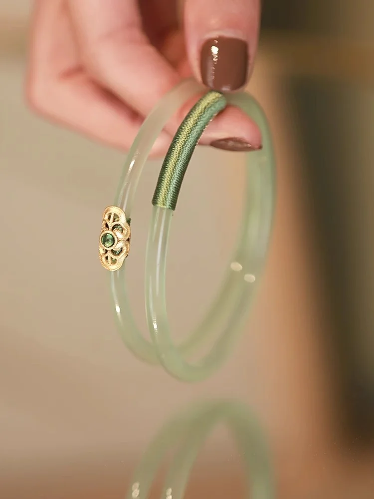 l-agate-malachite-women's-sle-victoria-vh-jie-een-stripe-wrapped-dingding-bracelet-faionable-jewelry-accory