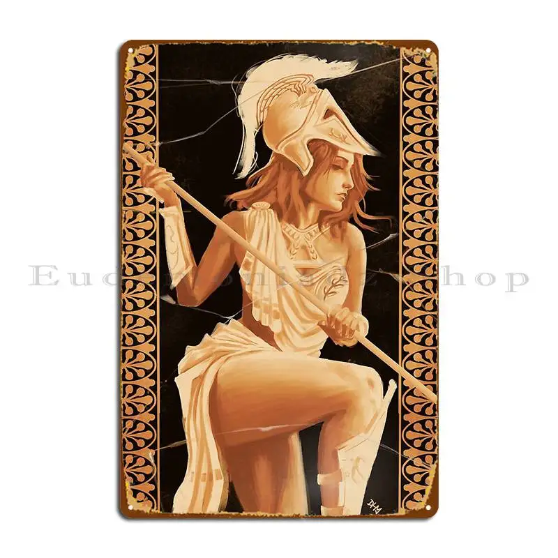 Athena Metal Plaque Club Cinema Home Garage Personalized Tin Sign Poster