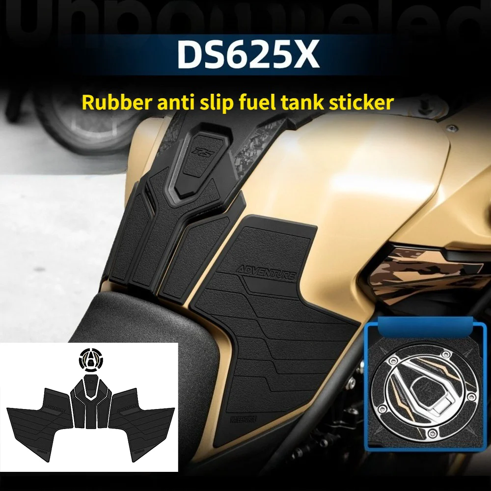 

For 2025 VOGE DS625X rubber thickened fuel tank sticker waterproof and anti slip protection sticker modified accessories
