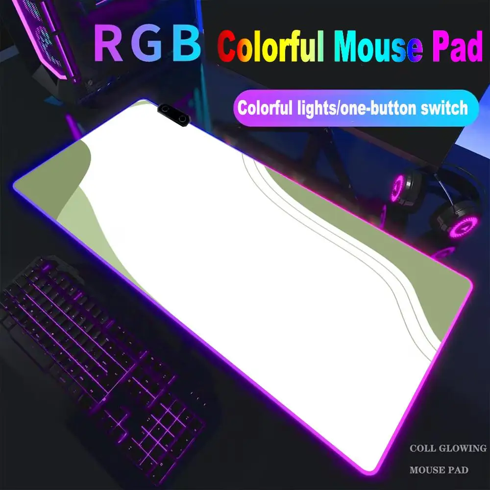 

Abstract Mouse Pad High-end E-sports Mouse Pad Mouse Pad RGB Mouse Pad LED Pc Large Student Writing Pad Gamer Luminous Desk Ma