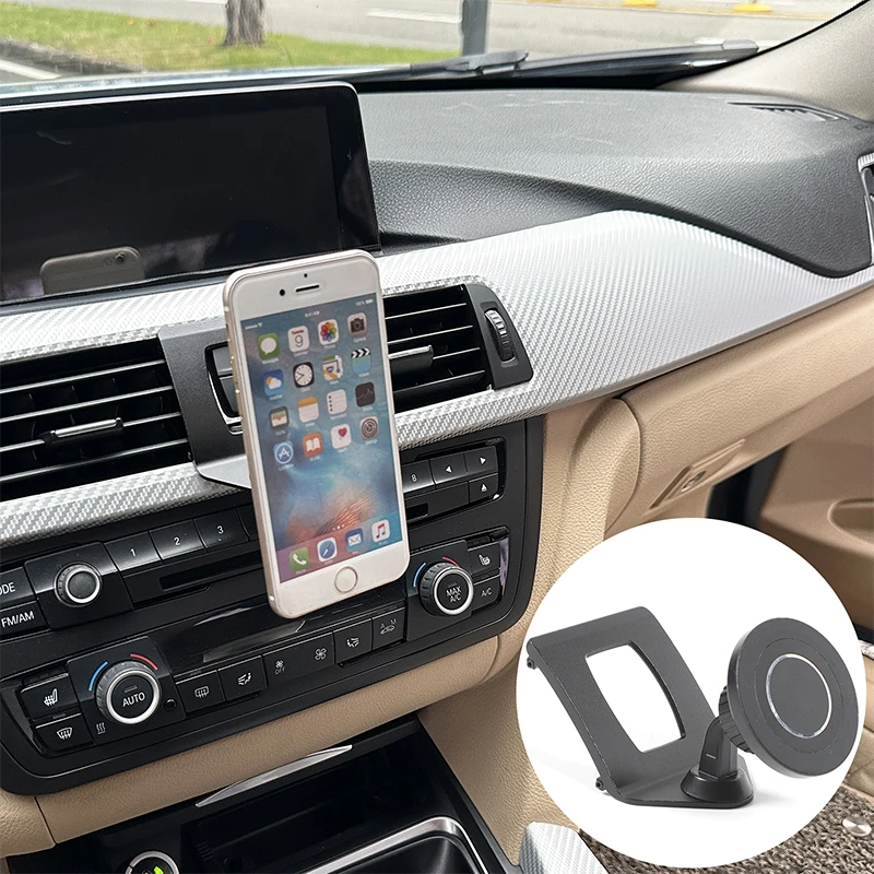 

For BMW 1 2 3 4 Series F20 F21 F23 F30 F31 F32 F33 F34 F35 F36 2013-2019 Automotive Center Air Outlet Phone Stand Aluminum Alloy