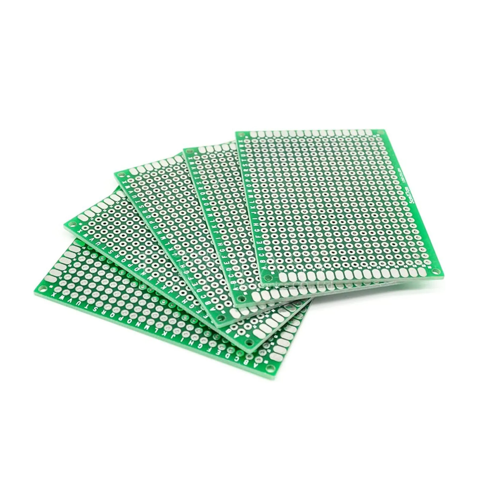 10pcs 양면 PCB 2X8 3X7 4X6 5X7 프로토 타입 보드 회로 Protoboard 범용 스트립 보드 인쇄