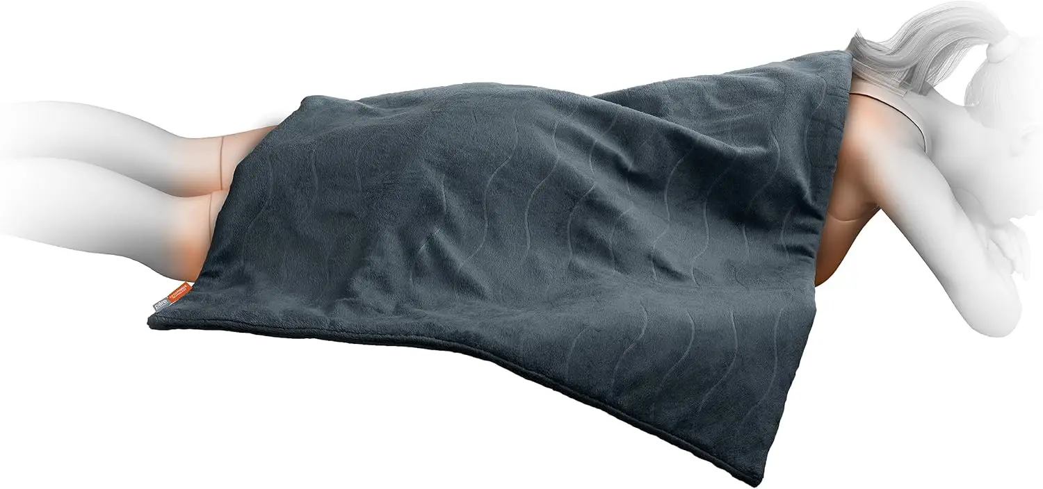 

35" x 27" Full-Body Infrared Heating Pad for Back Pain, Shoulder Aches, Neck Strains & Soreness Relief