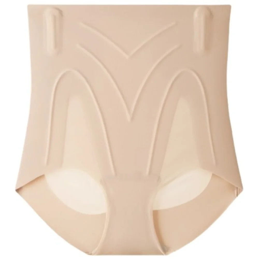 High Waist Postpartum Body Shaper  Shapewear Butt Lifter Briefs Solid Color Panties Belly Contracting