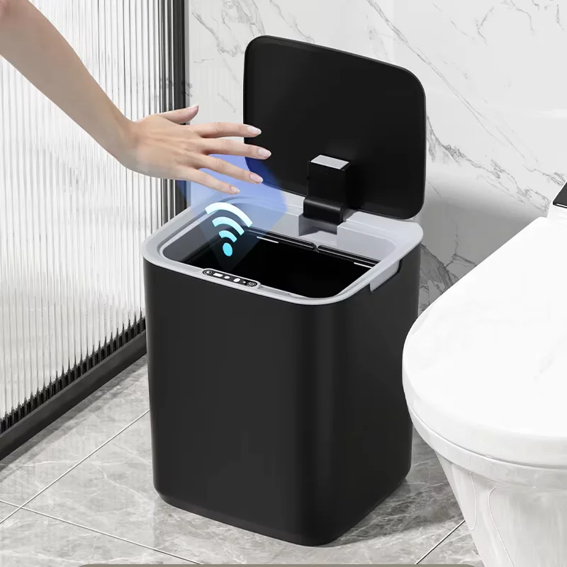 

Automatic Sensor-Activated Trash Can Touchless Smart Trash Can Suitable for Kitchen, Home, Office