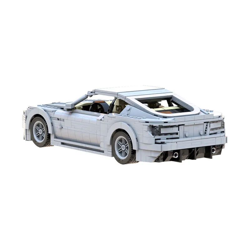 MOC Astones Martined DBS 2007-2012 Car Building Blocks Jameses Movie Lightning Silver Speed Runner Bridge Car Brick Toy Gifts