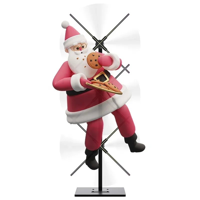 3*85CM 3D Hologram Projector Advertising Equipment Display Stand Screen 3D Holographic Projection LED Fan Digital Man Display