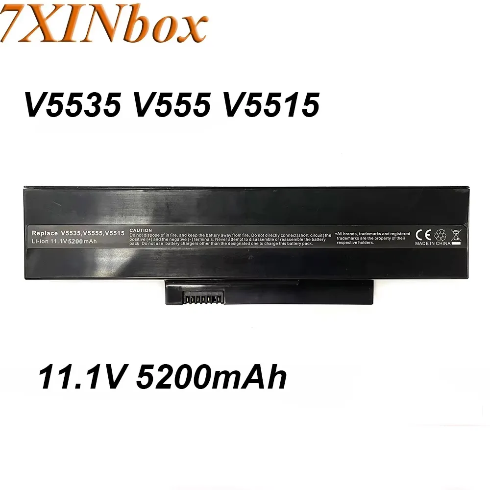 7XINbox V5535 11.1V 5200mAh V5555 V5515 LA1703 V6515 Laptop Battery For Fujitsu Amilo SMP-EFS-SS-22E-06 FOX-E25-SA-XXF-04 Series