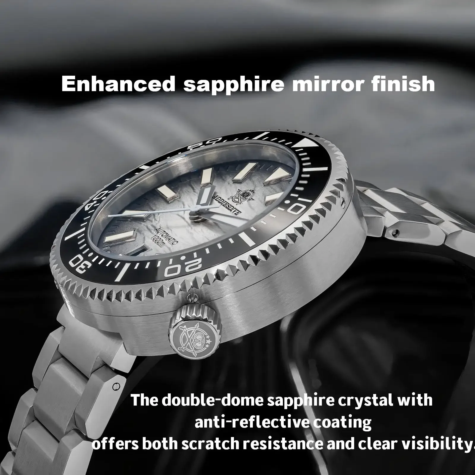 Addiesdive الرجال NH35A ساعة ميكانيكية أوتوماتيكية 1000 متر مقاوم للماء BGW9 ساعات مضيئة للغاية 316L الفولاذ المقاوم للصدأ ساعة غوص #2