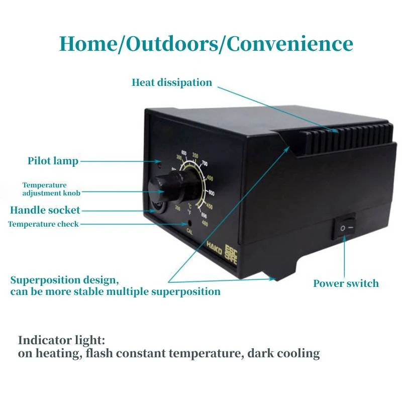 Handif Professional ST-936 60W Soldering Station Iron for Electronic Welding Tools Adjustable Temperature Control For SMD Repair