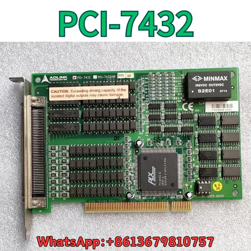 

Used PCI-7432 Data Acquisition Card 51-12013-0A50 test OK Fast Shipping