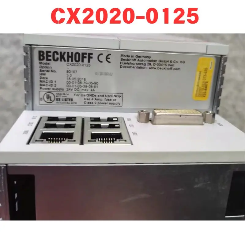 CX2020-0125 PLC controller Functional test OK