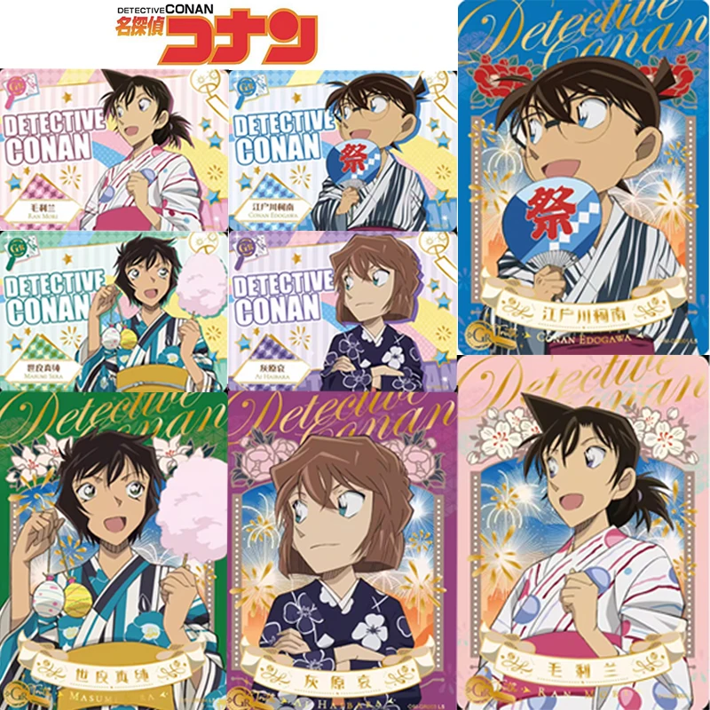 Original KAYOU Detective Conan Cards GR/◇GR Series001-005/001-004 Anime Characters Commemorative Collection Card