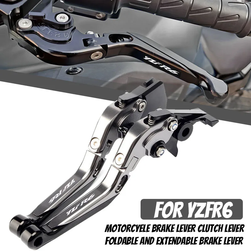 For YZFR6 YZF R6 2005 2006 2007 2008 2009 2010 2011 2012 2013 2014 2015 2016 Motorcycle Parts Clutch Brake Levers Handle grips