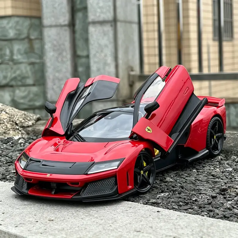 

Bburago 1:24 Ferrari F80 Alloy Super Sports Car Model Diecast Metal Racing Vehicle Car Model Simulation Collection Kids Toy Gift