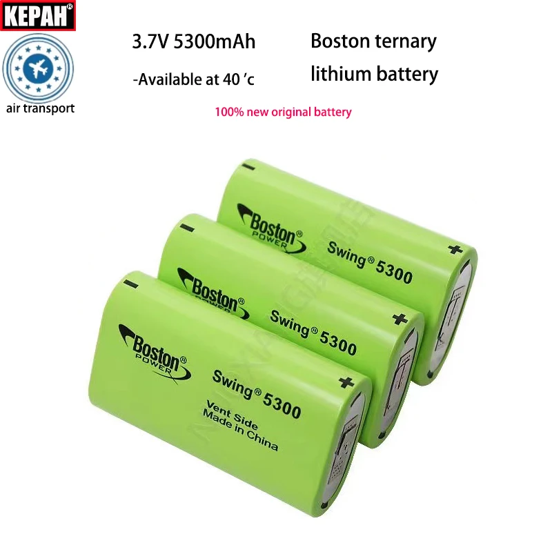 New BOSTON POWER SWING 5300 5300mAh Battery 3.7V Low Temperature Fuel Lithium Batteries Cell 13A Discharge