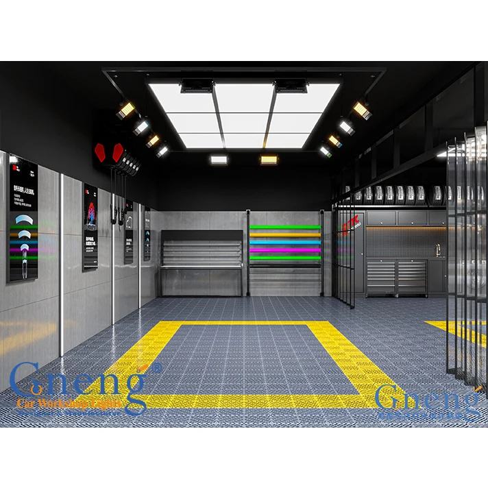 Selling 1805mm*3612mm  Lighting Box Car Coating Detailing Car Wash Led Light