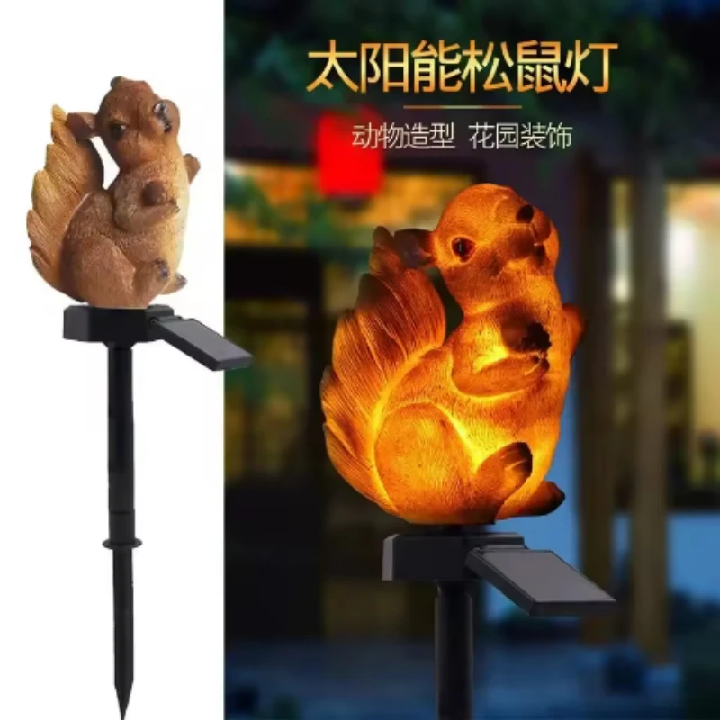 

Solar Lamp Squirrel Animal Solar Powered Garden Lights Led Light Outdoor Garden Decoration Lamp Waterproof Solar Lights