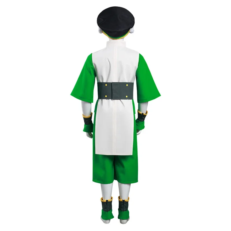 Disfraz de Avatar Aang The Last Airbender Toph/Katara para niños, traje para niños y niñas, disfraz de fiesta de Carnaval y Halloween