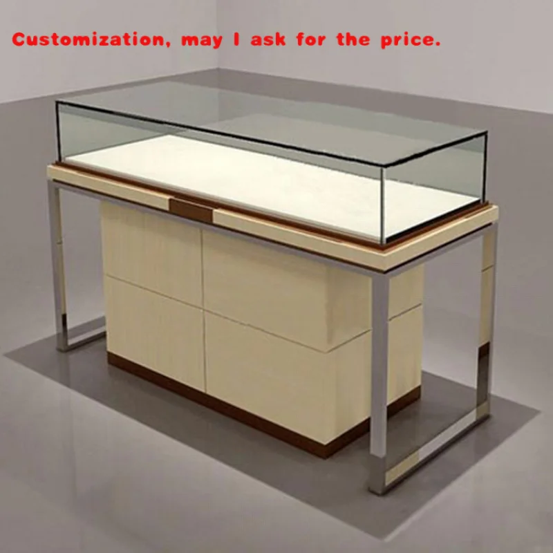 

на заказ. Высококачественная роскошная подставка для ювелирных изделий на заказ, заводская цена, набор шкафов для выставочного зала