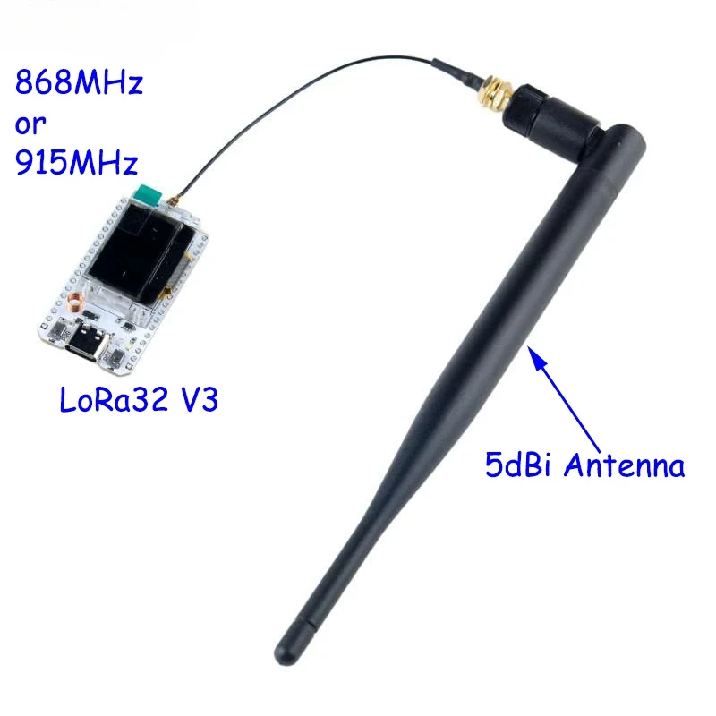 Heltec LoRa32 V3 863-928MHZ ESP32 LoRa Dev-board SX1262 0.96 Inch OLED ESP32-S3 WIFI BT LoRa Kit for Arduino Meshtastic LoRaWAN