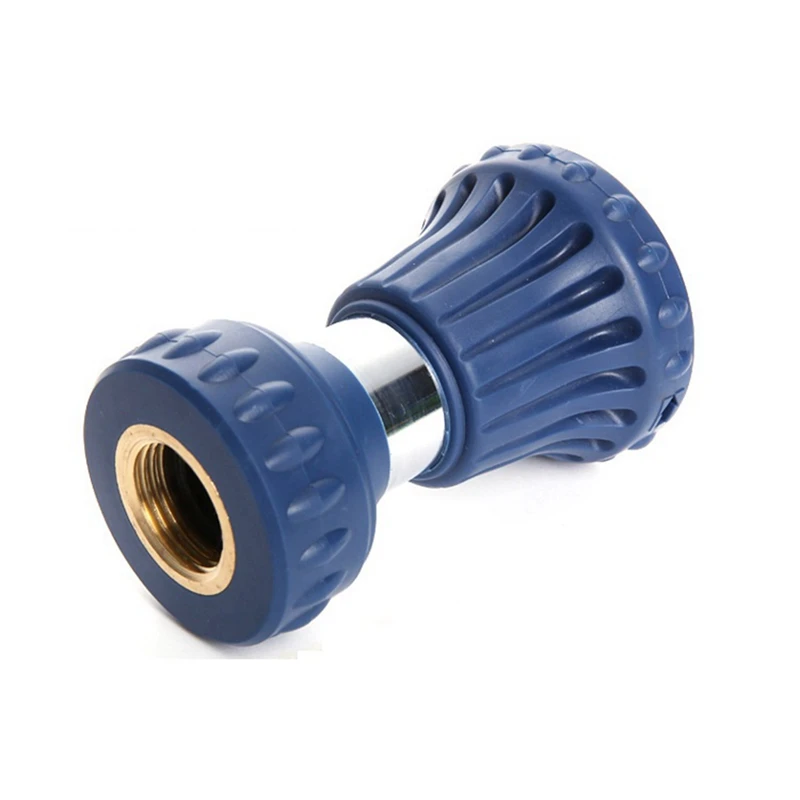 1 피스 소방용 호스 노즐 가든 호스 노즐 튼튼한 소방관 스타일 노즐 누출 방지 및 조절 가능한 워터 노즐