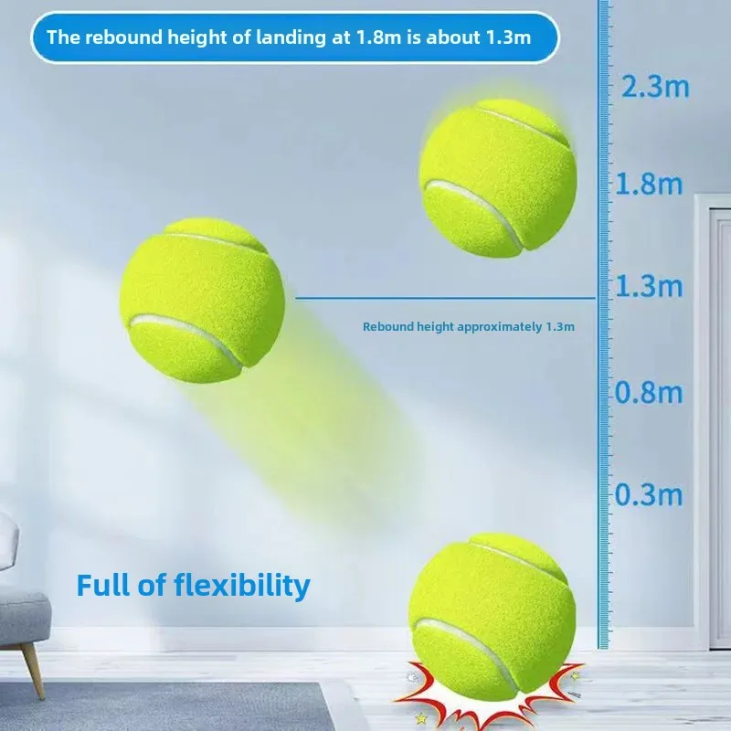 Tennis Ball Training Competition Durable Wear-Resistant Pet Bite Ball Cross-Border Supply Tennis For Pets 3 Buckets Pack