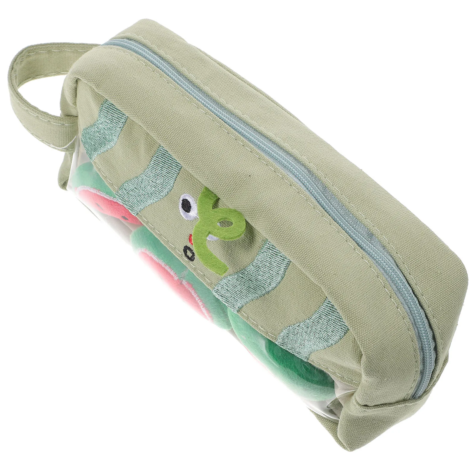 

Watermelon Pencil Case Cute Cartoon Canvas Pouch Large Capacity Stationery Bag For Aesthetic Organizer