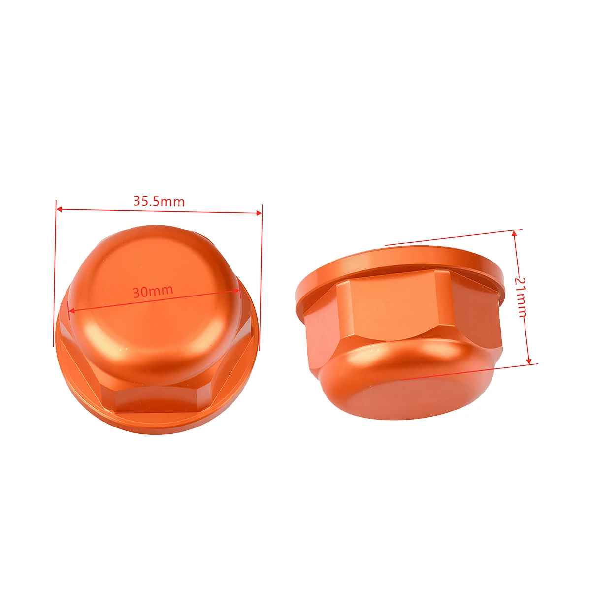 2024 CNC M22x1.5 المحور الخلفي الجوز المسمار ل KTM XC SX XCF SXF EXC EXCF XCW 150-500 2023-2025 ل Husqvarna FC FX TX TC TE FE 23-24 #2