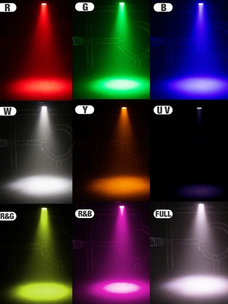 18x18w RGBWA UV Wash Effect Par Flache Aluminium 6in1 LED Bühne Lichter Für DJ Disco Club Hochzeit party DMX512 SHEHDS – Detail 8