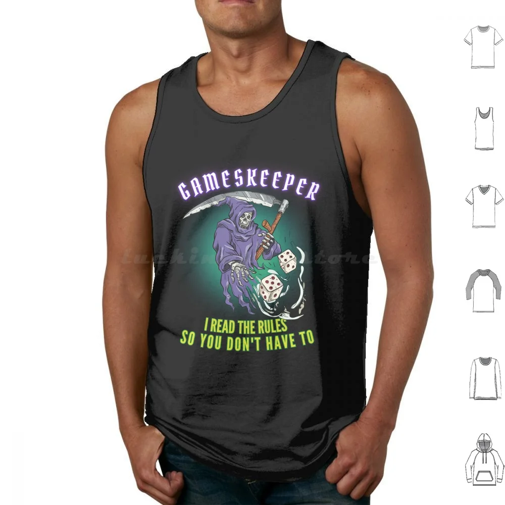 I Read The Rules So You Don'T Have To Board Games Night-Reaper Tank Tops Print Cotton I Read The Rules So You Dont Have