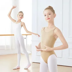 Ballet Dance Underwear Leotards For Girls Camisole Gymnastics Leotard Kids Sleeveless Dance Leotard Nude Slimming Bodysuit
