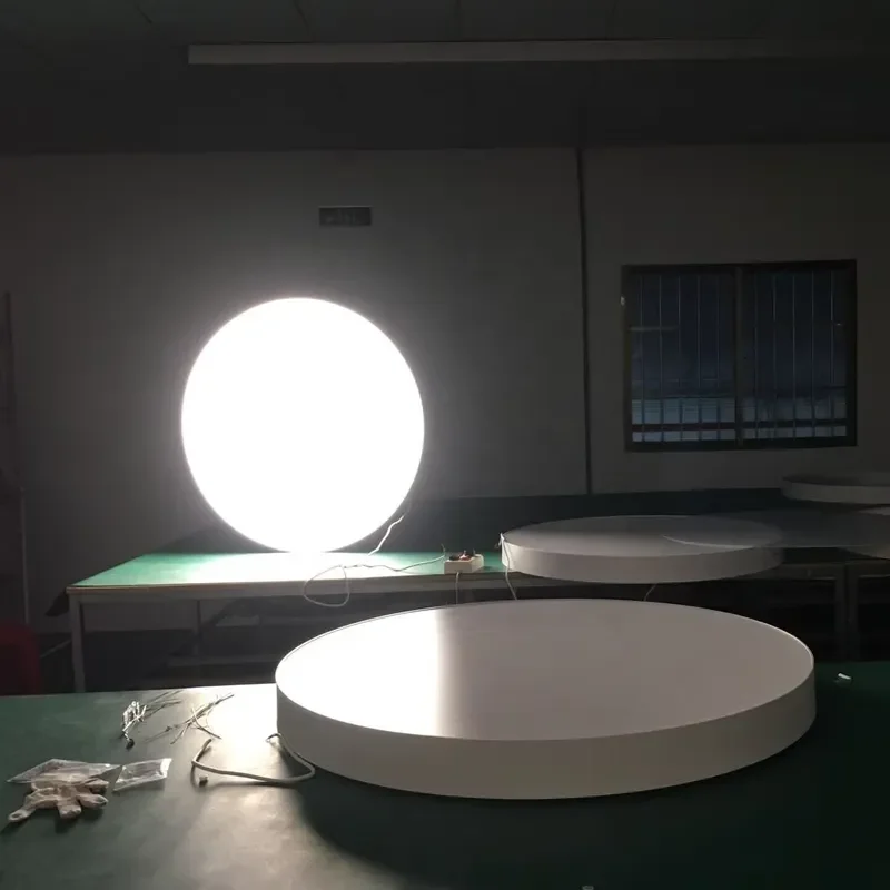 LXX40-R-700 Taurus Series 40W LED Panel Light Ultra Thin 40mm Round Indirect Lighting Fixture for Wall Ceiling Modern Home