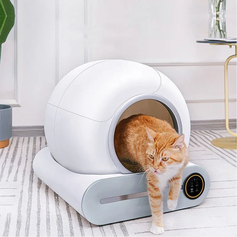 Automatic Cat Litter Box and Accessories Smart App Control Self Cleaning Litter Boxes Cat Sandbox Electronic Pet Toilet