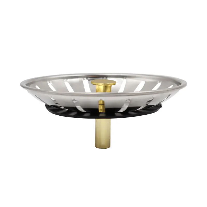 1Pcs Stainless Steel Replacement Strainer 79mm Kitchen Water Basin Sink Drainer Strainer Leach Basket Waste Plug Stopper Filter