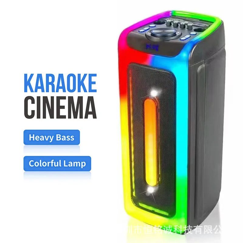 3000 watt high-power party speaker, new Bluetooth speaker, high volume outdoor portable home karaoke microphone sound system