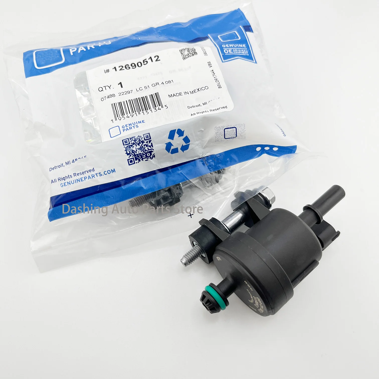 

12690512 Новый автомобильный клапан продувки паров, соленоид, подходит для Cadillac CTS/SRX Chevrolet Buick GL8 3,0L 3,6L V6, модели, замена