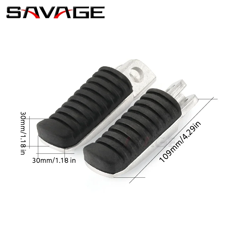 Moto anteriore pedane copertura per KAWASAKI Z750 Z1000 Z900RS ZX12R ZZR 1000 ER4N ER6N ER6F NINJA 1000 poggiapiedi in gomma