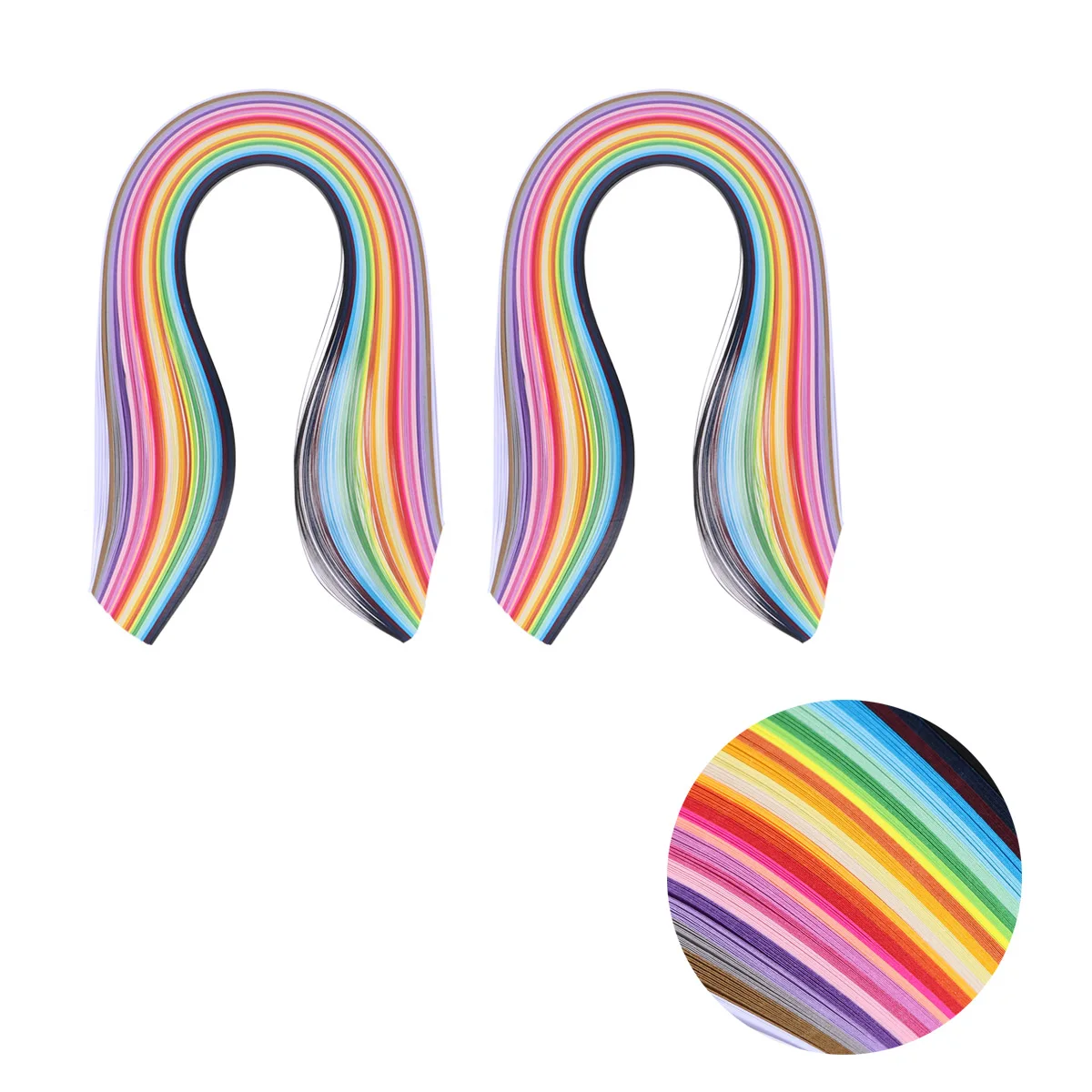 

DIY Paper Quilling Strips 520 Strips 26 Colors Paper Strips and Crafts Projects (Random Color) - 5mm
