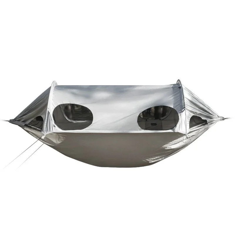 

Space capsule outdoor camping hammock mosquito-proof sun protection outdoor double parent-child swing with mosquito net