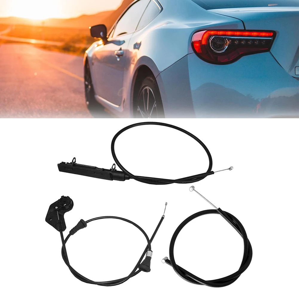 3Pcs Car Front Rear And Center Hood Latch Release Cable  OEM 51238208442 For BMW 320i 323Ci 325Ci  325xi 328Ci E46 view 6