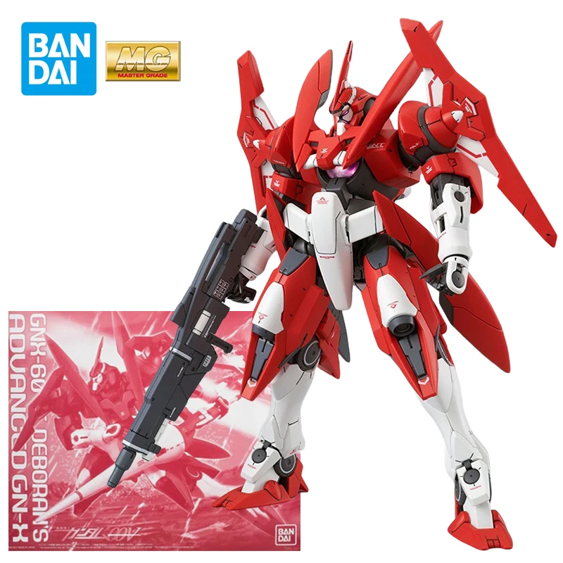 Bandai Gundam Model Kit MG 1/100 GNX-604T Advanced GN-X Action Figure Gundam 00 Toys for Boys Gift