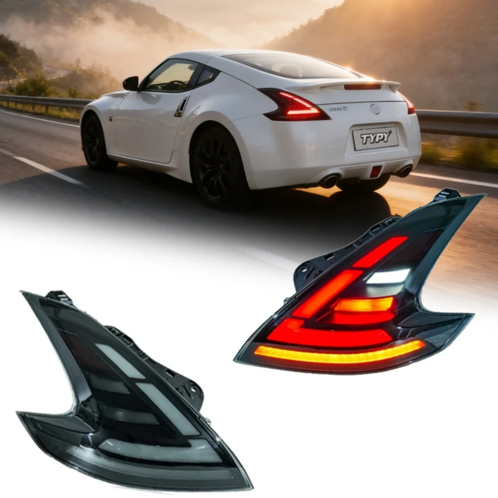 

LED Tail Light Assembly for Nissan 370Z 2008-2019 modified Turn signal Car Driving Brake Reversing Lamp