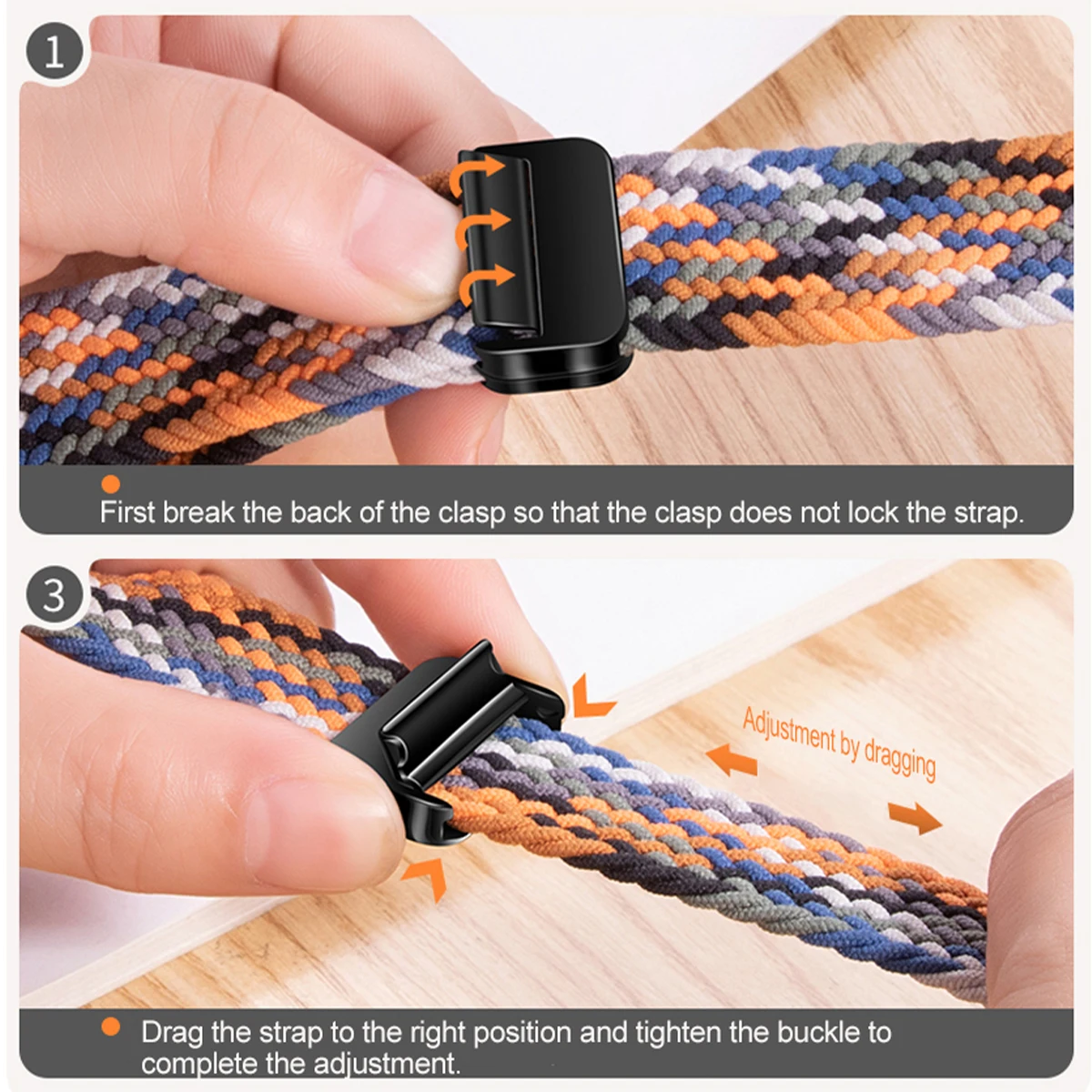 Pasek pleciony do Huami Amazfit T-Rex 2 3, nylonowy elastyczny pasek do smartwatcha Huami Amazfit T-Rex/Pro/2Ultra Correa